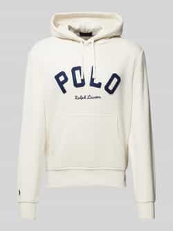Polo Ralph Lauren Witte Sweatshirt Aw24 Stijlvol Logo Patch White Heren