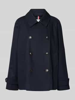 Tommy Hilfiger Korte trenchcoat met waterafstotende functie