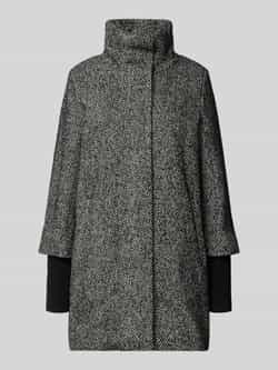 Christian Berg Woman Selection Relaxed fit lange wollen jas met opstaande kraag