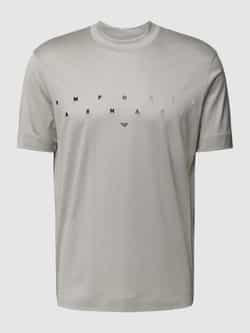 Emporio Armani T-shirt met labelstitching