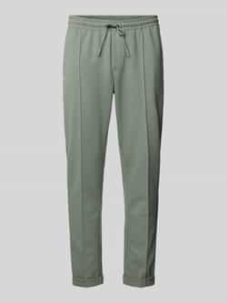 Antony Morato Regular fit stoffen broek met vaste persplooien