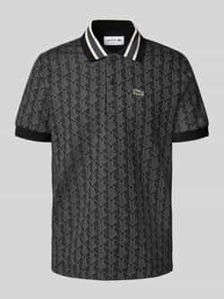Lacoste Regular fit poloshirt met all-over motief