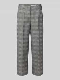 Comma Straight fit pantalon met persplooien