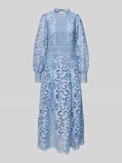 Copenhagen Muse Maxi-jurk met opstaande kraag model 'LANLY'