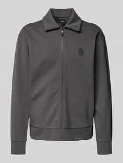 BOSS Green Regular fit sweatjack van katoenmix modell 'FUTURE'