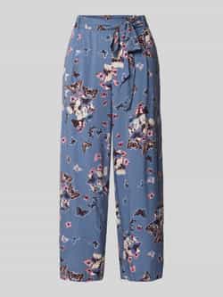 Only Flared stoffen broek met strikceintuur model 'ELISABETH'