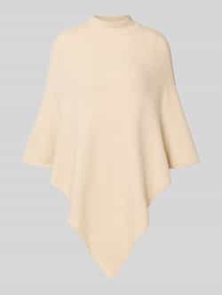 Pieces Loose fit gebreide poncho met ronde hals en kraag model 'FORTUNA'