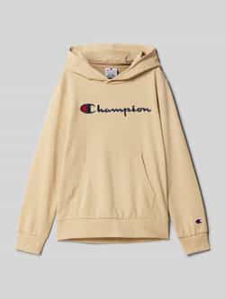 Champion Hoodie met labelstitching