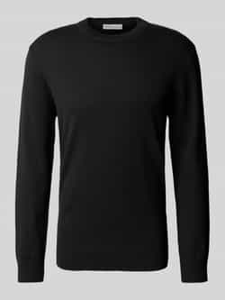 Tom Tailor Denim Regular fit gebreide pullover met ronde hals