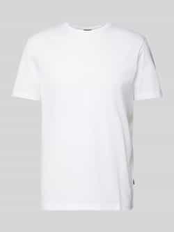 JOOP! Collection T-shirt met geribde ronde hals model 'Cosmo'