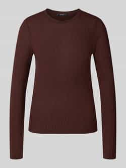 Opus Shirt met lange mouwen en ronde hals model 'Sumelika'