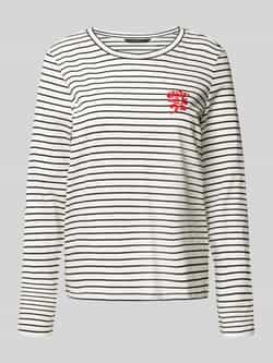 Vero Moda Regular fit shirt met lange mouwen en stitching met opschrift model 'OYA FRANCIS'