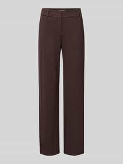 Christian Berg Woman Wide leg stoffen broek met paspelzakken aan de achterkant