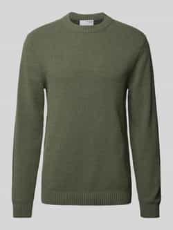 SELECTED HOMME Heren Truien & Vesten Slhloop Ls Knit Crew Neck Groen