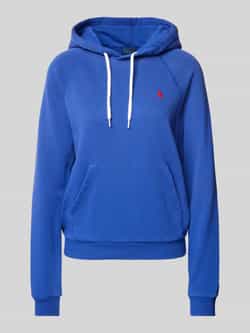 Ralph Lauren Graphic Royal Hoodie Blue Dames