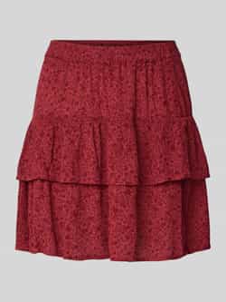 Only Uitlopende minirok van pure viscose model '30 BERYL'