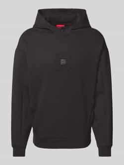 HUGO Hoodie met labelbadge model 'Debostaco'