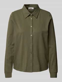 S.Oliver RED LABEL Regular fit blouse met platte kraag