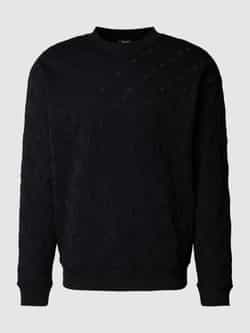 JOOP! Collection Sweatshirt met structuurmotief met logo model 'Tizio'