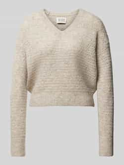 Scotch & Soda Gebreide pullover met extra brede schouders