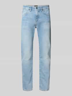 Boss Orange Tapered fit jeans van katoenmix model 'ONYX'