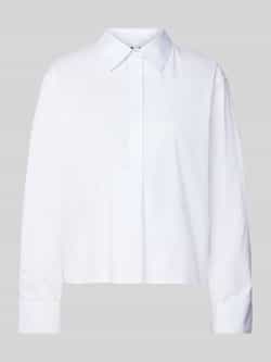 Joop! Overhemdblouse met blinde knoopsluiting