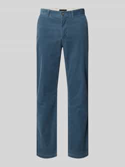 Tommy Hilfiger Straight leg coduroy broek van katoenmix model 'DENTON'