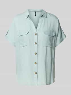 Vero Moda Regular fit overhemdblouse met borstzakken model 'BUMPY'