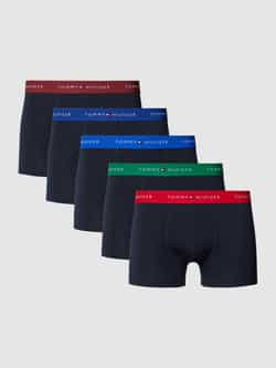 Tommy Hilfiger Underwear Trunk 5P TRUNK WB met elastische logo-band (5 stuks Set van 5)