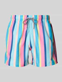 BOARDIES Zwembroek met streepmotief model 'Cake Stripe'