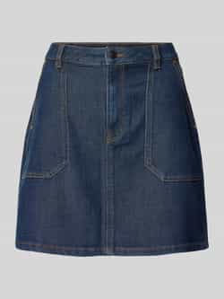 Tom Tailor Denim Regular fit jeansrok in een lyocellmix met contrasterende naden
