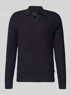 Jack & Jones Premium Gebreide pullover met ribboorden model 'MILANO'