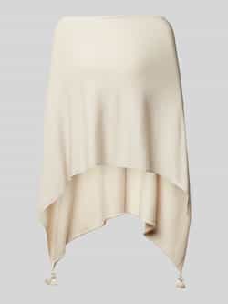 Comma Poncho met kwastjes