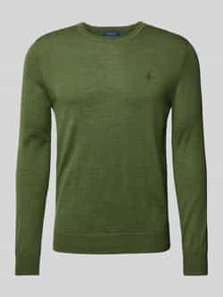 Polo Ralph Lauren Klassieke Groene Merinowollen Trui Green Heren