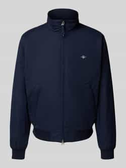 Gant Jack met opstaande kraag en labelstitching