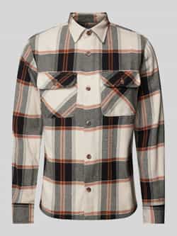 Jack & jones Slim fit vrijetijdsoverhemd met borstzakken met klep model 'DARREN'