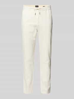 Scotch & Soda Tapered fit stoffen broek met tunnelkoord model 'WARREN'