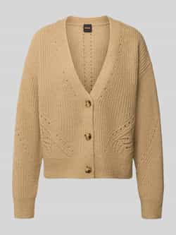 Boss Orange Loose fit gebreid jack van wolmix model 'FORTELLINI''