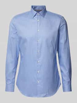 Jake*s Slim fit zakelijk overhemd met kentkraag