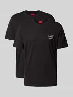 HUGO Regular fit T-shirt in set van 2 stuks model 'DUGOPAK'