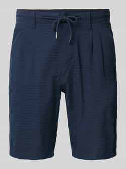 Only & Sons Regular fit korte broek met structuurmotief model 'LEO LIFE'