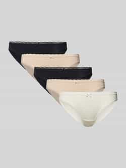 Dorina Slip met strikdetail model 'NAOMI' in verpakking van 5 stuks