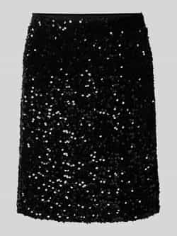 Pieces Minirok met pailletten model 'KAM'