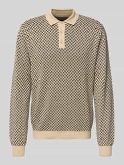 Blend Gebreide pullover met polokraag model 'BAO POLO KNIT'