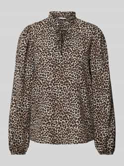 B.Young Regular fit blouse met druppelvormige hals model 'FLIOMINA'