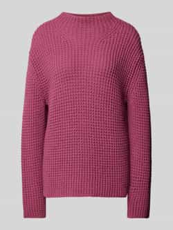 Marc O'Polo DENIM Trui met staande kraag met trendy breipatroon
