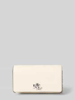Lauren Ralph Lauren Schoudertas van runderleer met labelapplicatie