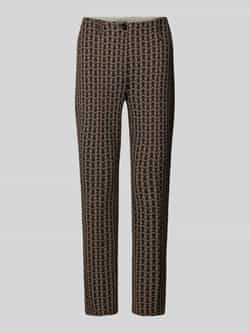 Marc Cain Stoffen broek met bandplooien model 'Sydney'