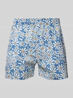 POCKIES Boxershort met motiefprint model 'Blue Daisies'