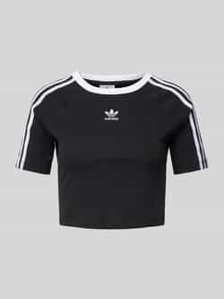 Adidas Originals 3-strepen baby T-shirt women T-Shirts & Polo's zwart Maat XS Kleding
